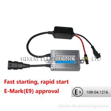 Fast Start, Rapid Start with 1 Second HID Ballast 12V 35W, Less Than 1% Defective Rate, 1 Year Warranty